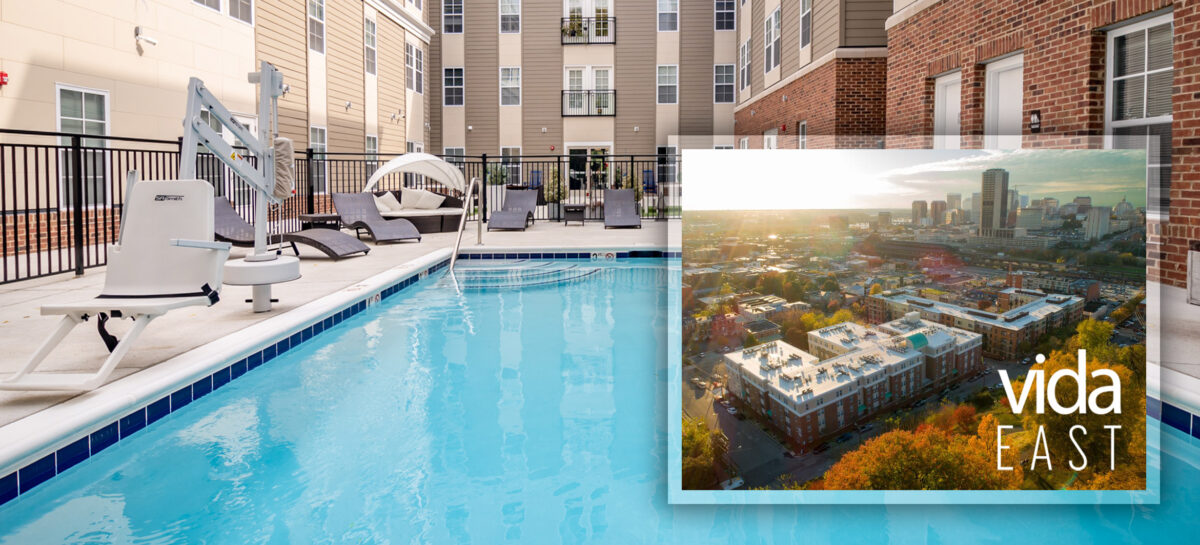 Property photo showing the pool