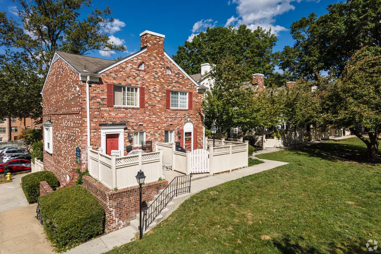 Photo of a redbrick victorian home